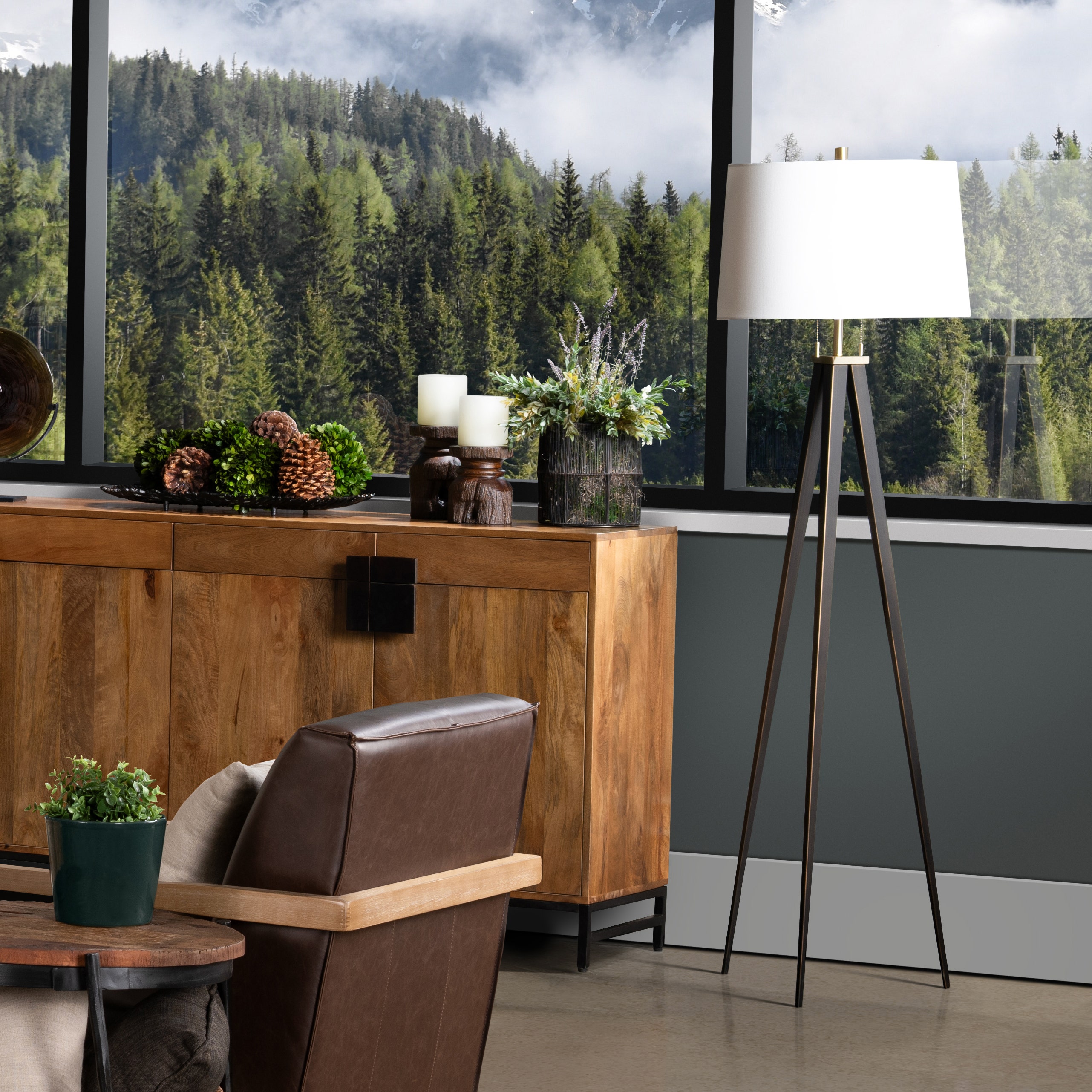 Lennon Floor Lamp Crestview Collection