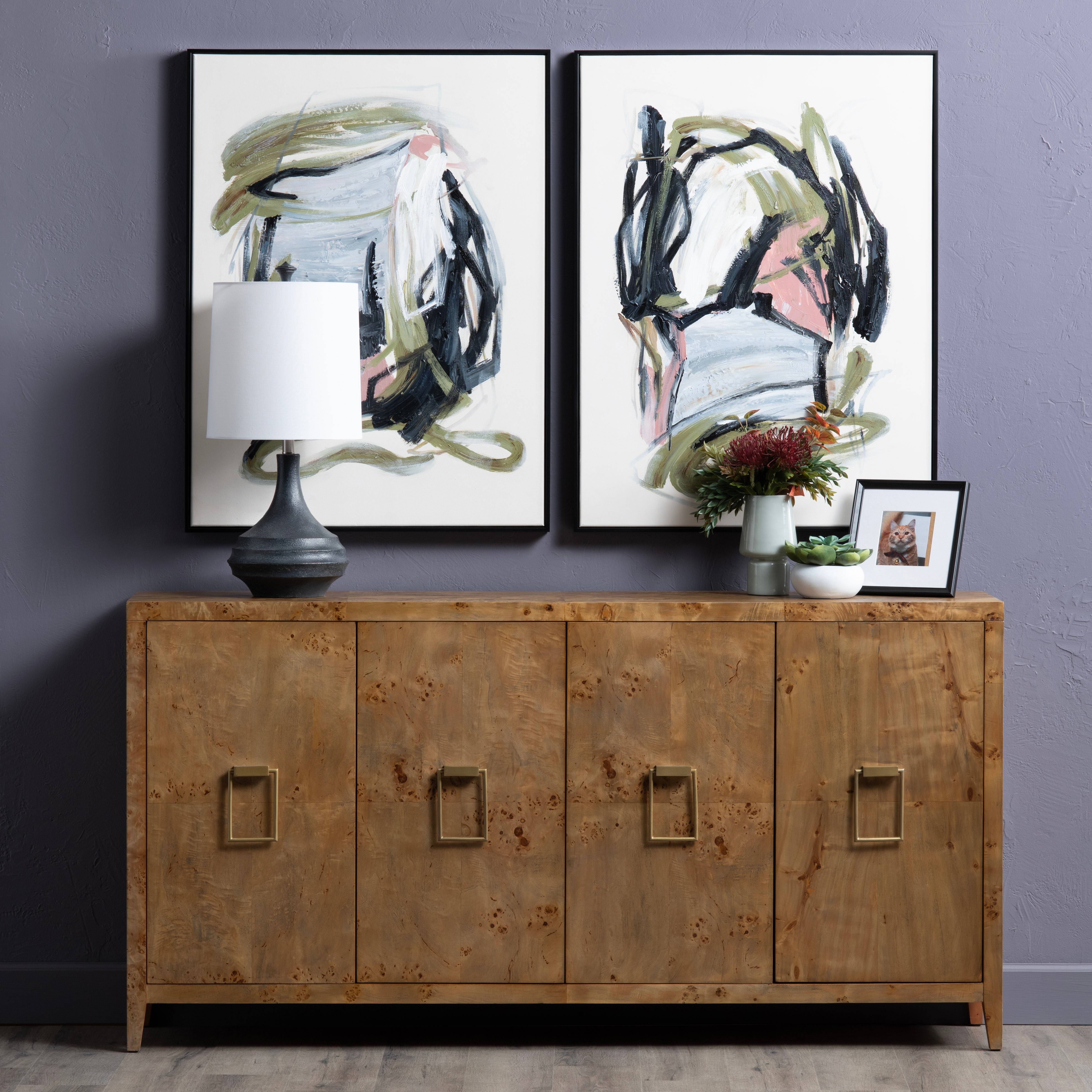 Richmond Mappa Burl Sideboard - Crestview Collection