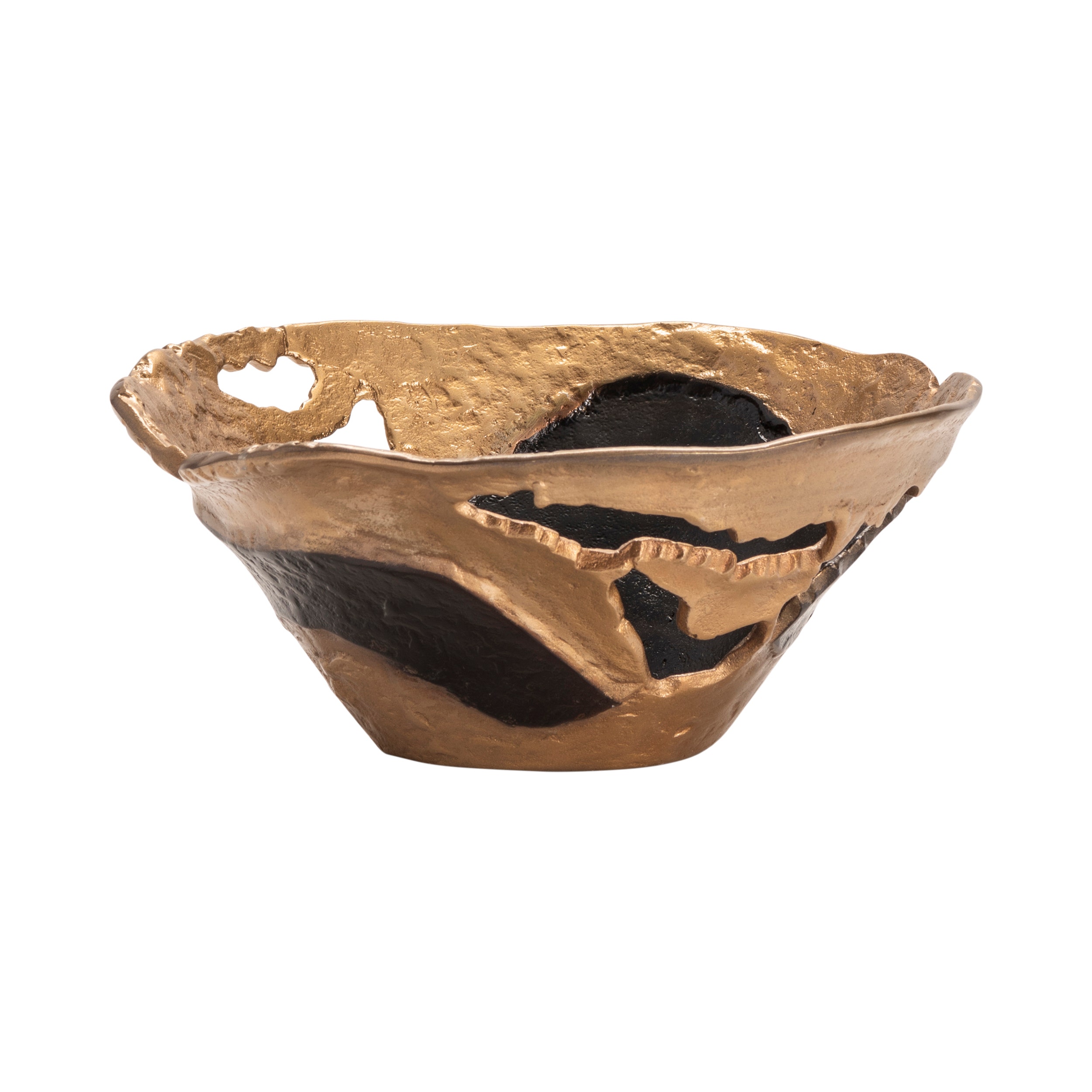 Willow Gold Medium Pierced Bowl - Crestview Collection