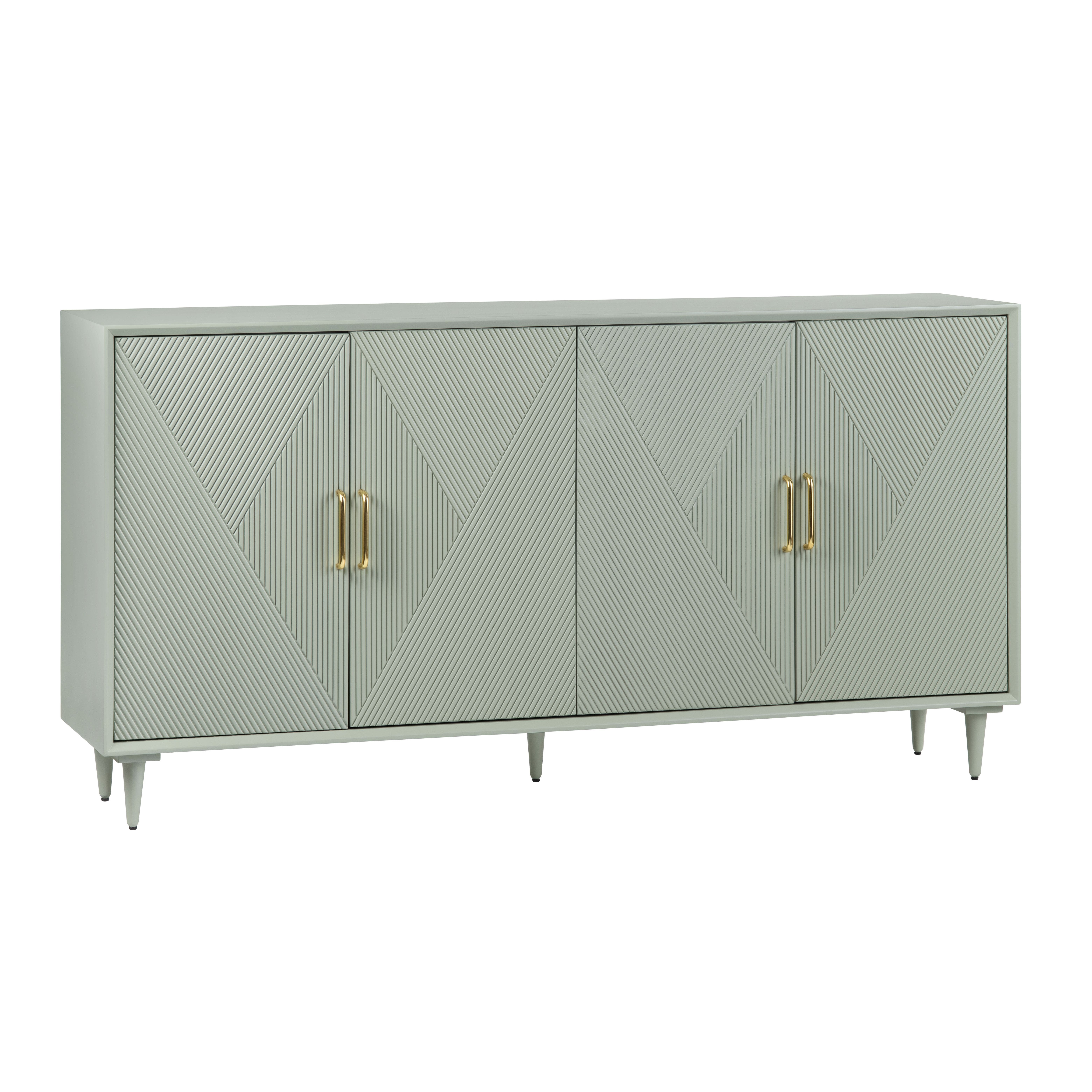 ARVADA FOURDOOR SIDEBOARD (SAGE GREEN)